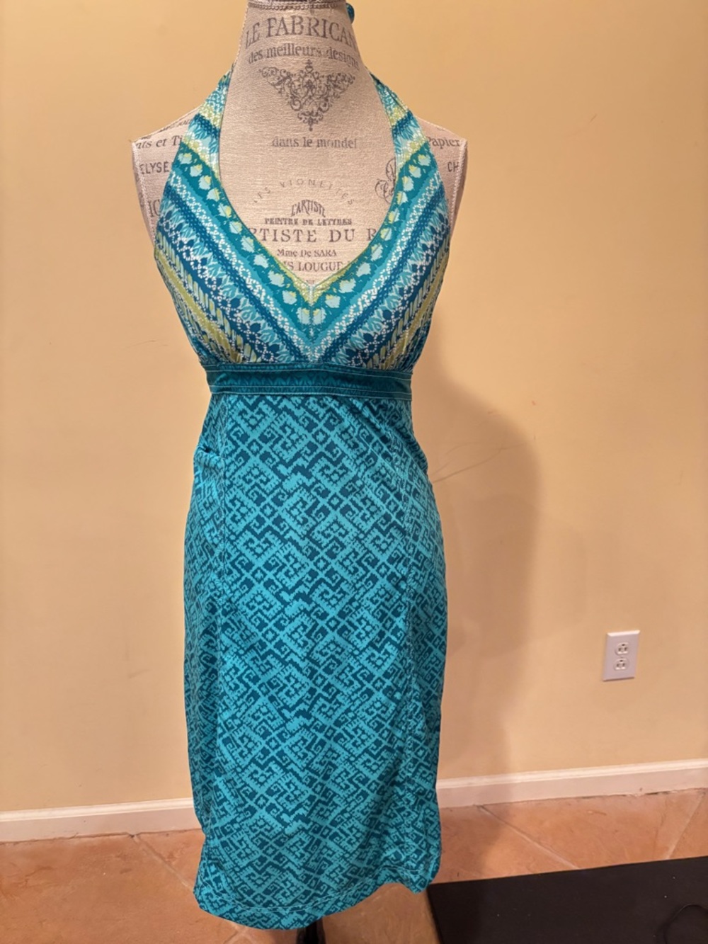 Turquoise Halter Summer Dress - Athleta